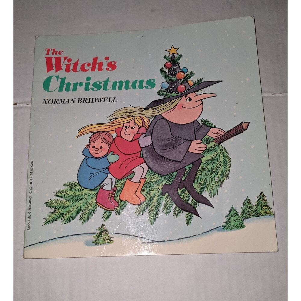 Vintage 1970 The Witch's Christmas PB Book Norman Bridwell Scholastic Rare